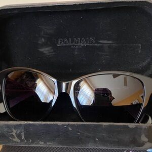 Balmain Sleek Black Sunglasses